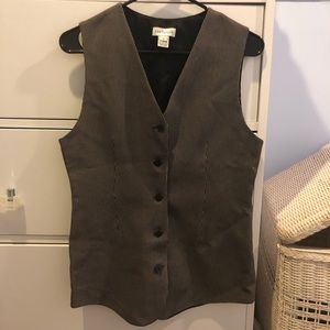 VINTAGE black and white Vest - size 4